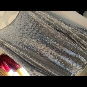 Nice and elegant Silver Top. Size XL